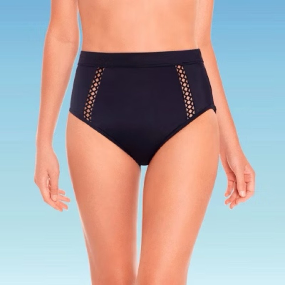 Beach Betty by Miracle Women's Slimming Control High Waist Cut Out Bikini Bottom